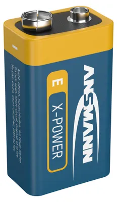 Obrázok produktu pre Ansmann 9V-Block, Batéria na jedno použitie, Alkalický, 9 V, 1 kusov, Čierna, 17,5 mm