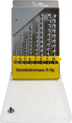 Produktbild von Bohrersatz Spiralbohrer Bohrer Steinbohrer Betonbohrer 8tlg. SBS3 M805