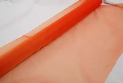 Produktbild von Organza orange 70 cm x 10 m 2-Ton  - Tischdeko - Dekoration