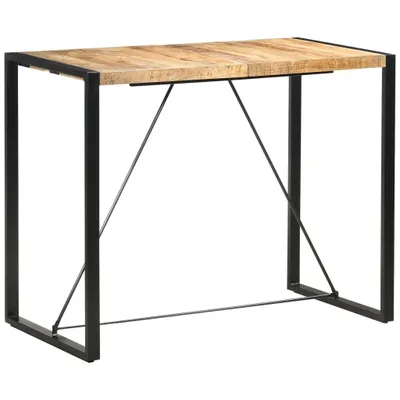 Obrázek produktu pro Barový stůl 140 x 70 x 110 cm masivní mangovníkové dřevo