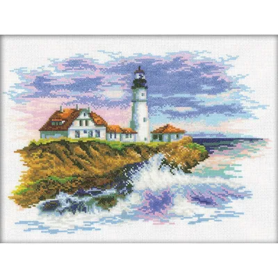 Immagine prodotto di RTO Set per punto croce "Lighthouse" M101, schema contato, 34x25 cm