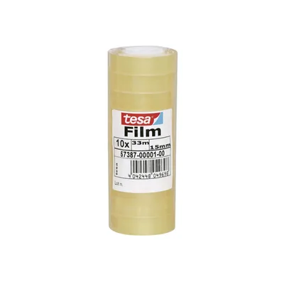 Produktbild von TESA 57387-00001-00, 33 m, Transparent, 15 mm, 10 Stück(e)