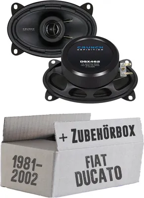 Produktbild von Crunch DSX462 - 4x6 Koax-System - Einbauset passend für Fiat Ducato 230 Front - justSOUND