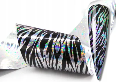 Immagine prodotto di Transferfolie 10Cmx4Cm Zebra Holo Muster