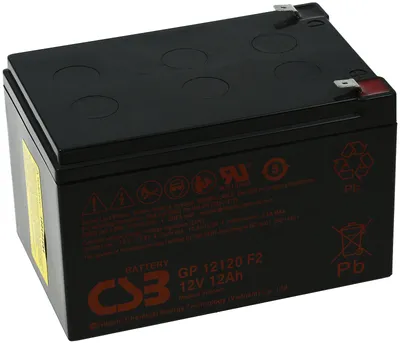 Produktbild von CSB Standby Bleiakku GP12120 F2 12V 12Ah