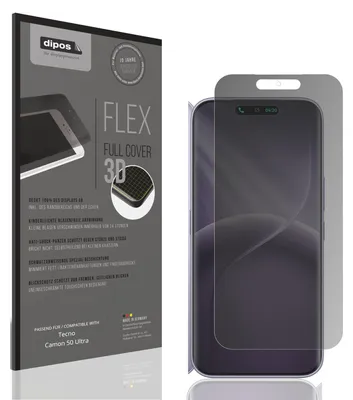 Produktbild von Full Cover Privacy Blickschutzfolie für Tecno Camon 50 Ultra Folie Anti-Shock