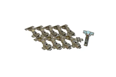 Produktbild von 10 Stück Topfband mit hydraulisch Dämpfer Scharnier, Mittelanschlag