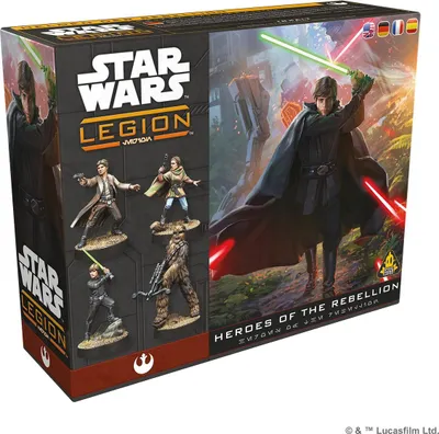 Produktbild von Atomic Mass Games Star Wars Miniaturen Legion Helden der Rebellion