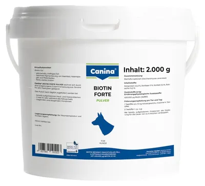 Productafbeelding van Biotin Forte poeder voor honden, 2 kg