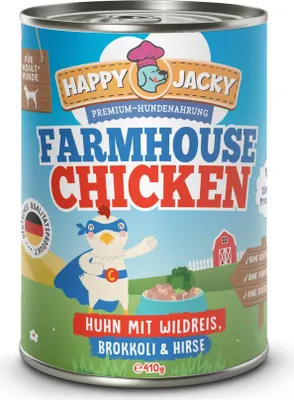Produktbild von Happy Jacky Farmhouse Chicken 410g