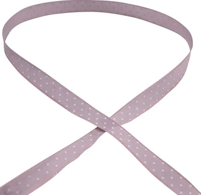 Produktbild von Geschenkband Rosa Dekoband Punkte 15mm 20m – Frühlingsdeko, Schleifenband, Partydeko