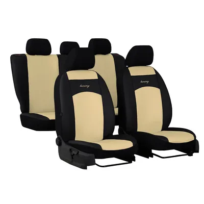 Produktbild von Sitzbezüge Auto Universal Schonbezug Autositzbezüge für Nissan Micra Beige Set