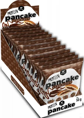 Produktbild von Go Fitness Protein Pancake (12x55g) Chocolate - Funktionelle Lebensmittel - Eiweiß-Snacks