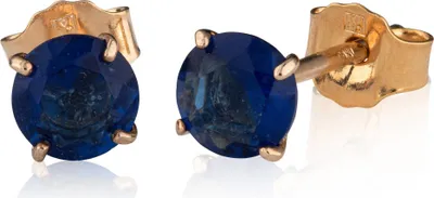 Produktbild von Paar Ohrstecker Vergoldet Blau Zirkonia 5mm 5330