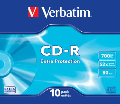 Image de Verbatim CD-R Extra Protection 700 Mo 10 pièce(s)