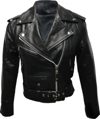 Obrázok produktu pre Kožená bunda štýlu Ramones, dámska