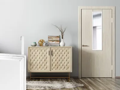 Produktbild von Türspiegel RIA 30x120 Rahmen Weiß