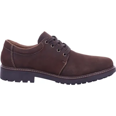 Imagen del producto de Zapatos de hombre Rieker, cordones, color marrón, estilo casual