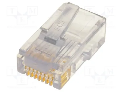 Produktbild von 5x Stecker System: 8p8c für Leitungen 937-SP-3088R RJ-Steckverbinder PIN: 8 RJ45