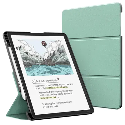Produktbild von Ständerhülle – Premium-Leder, Klappdesign – Schutzhülle für Kindle 11. Generation – Automatische Sleep/Wake-Funktion – Stifthalter – Leicht, stoßfest – Kindle-Hülle