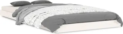 Obrázok produktu pre vidaXL Posteľ z masívu biela 90x190 cm Borovica