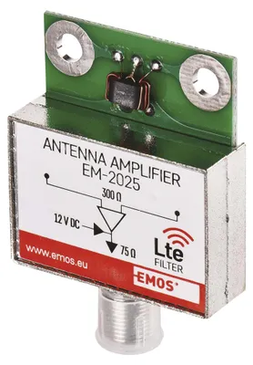 Anténní předzesilovač 25dB VHF/UHF