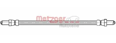 Zdjęcie produktu dla METZGER 4112534 Przewód hamulcowy do FORD CAPRI III (GECP) Capri (ECJ) CAPRI II (GECP)