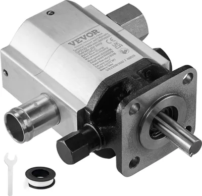 Obrázek produktu pro VEVOR Hydraulické čerpadlo pro štípače kmenů, 16 GPM, dvoustupňové čerpadlo pro štípače kmenů 4000 PSI, vstup 1'' 1/2'' NPT, výstup 3600 ot/min, hydraulické hliníkové zubové čerpadlo, pro štípače kmenů s malým motorem, sněhovou radlicí
