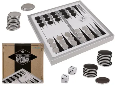 Immagine prodotto di Backgammon Out of the Blue, gioco in metallo