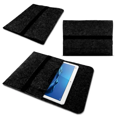 Produktbild von Schutzhülle für VALE Tablet V10E / V10A Tasche Sleeve Hülle Filz Cover CaseFarbe:Dunkelgrau