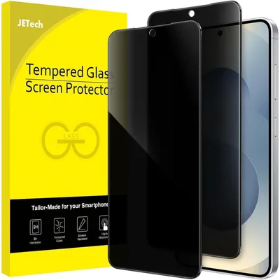 Zdjęcie produktu dla Folia ochronna i folia prywatności do Samsung Galaxy S25 5G, szkło hartowane, 2 sztuki