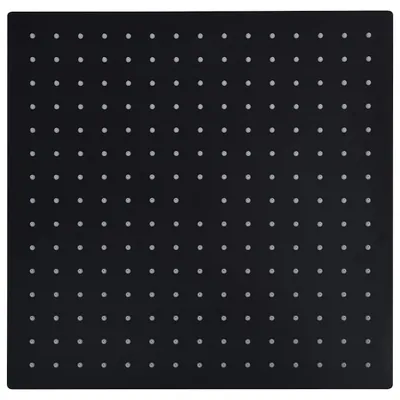 Immagine prodotto di vidaXL Doccia a pioggia in acciaio inox 40x40 cm quadrato nero