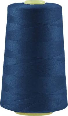 4572m Polyester Overlock Garn kobaltblau