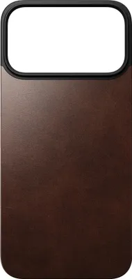 Image de Nomad Horween cuir back iPhone 17 Pro Max – Cuir Horween des États-Unis – Fixation par MagSafe magnétique – Compatibilité avec le chargement MagSafe & Qi2 - Marron