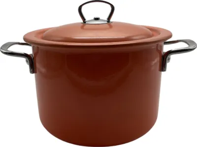 Produktbild von Riess Kochtopf 20cm Fleischtopf Mango 4L Emaille Topf mit Deckel Suppentopf