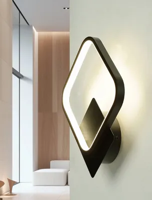 Produktbild von LED Wandleuchte Aluminium neutralweißes Licht 4100 K 920 lm H: 29 cm Schwarz eckig Wandlampe
