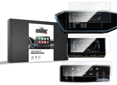 Produktbild von Keramische Autodisplayfolie 3in1 für Audi A7 C8 (2018-2025), Grizz Protector