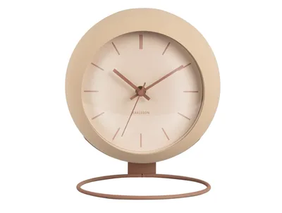 Immagine prodotto di Karlsson - Orologio da tavolo Nirvana Globe - Marrone sabbia