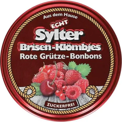 Produktbild von Echt Sylter Rote Grütze Bonbons zuckerfrei 70 g