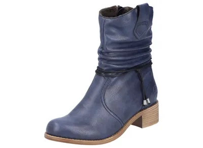 Zdjęcie produktu dla Rieker damskie buty za kostkę niebieskie