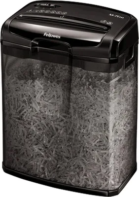Immagine prodotto di Distruggidocumenti a microtaglio Fellowes M-7CM 13 L 7 fogli Nero