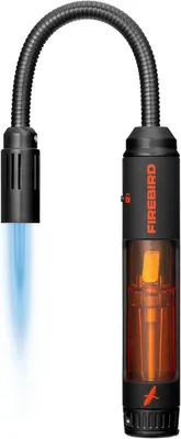 Productafbeelding van Trailblaze gasaansteker met gekleurd brandstofvenster en flexibele hals. Windbestendig. Ideaal voor kaarsen