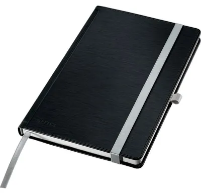 Produktbild von Leitz 44851094, Einfarbig, Schwarz, A5, 80 Blätter, 100 g/m², Liniertes Papier