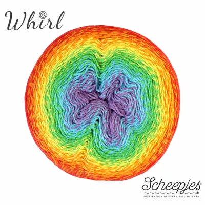 Produktbild von Scheepjes Whirl 215g - Farbverlaufs-Garn (759) Jumpin Jelly