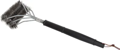Zdjęcie produktu dla szczotka do grilla 3 w 1, długość 44 cm (3 poprzeczne szczotki do grilla, każda o wymiarach 16 x 9 cm)
