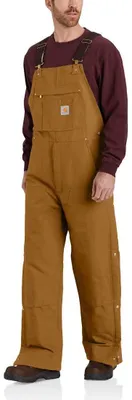 Zdjęcie produktu dla Ocieplane Ogrodniczki Carhartt Firm Duck Brown
