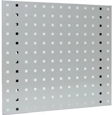 Lochwand Lochwände Werkstattwand Metall Werkstatt Werkzeugwand 493-1975 System Lochplatte Größen Farben 10x10 Halterung Lager Werkzeug Ordnung Lichtgrau 116807 Lochblech Werkzeughalter 116807 23001 4050049230018