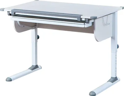 Produktbild von Inter Link Schülerschreibtisch Studare mit Push-Function Schublade weiss