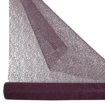Produktbild von 1 Rolle CRAQUELEE, Dekostoff, Tischläufer 40cm/10m Violett Dunkel