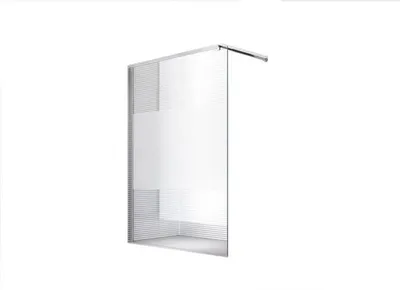 Obrázek produktu pro Glaszentrum Hagen - 140x200cm "EVA" sprchová zást?na - sprchový kout pásy matného skla ESG sklo 10mm